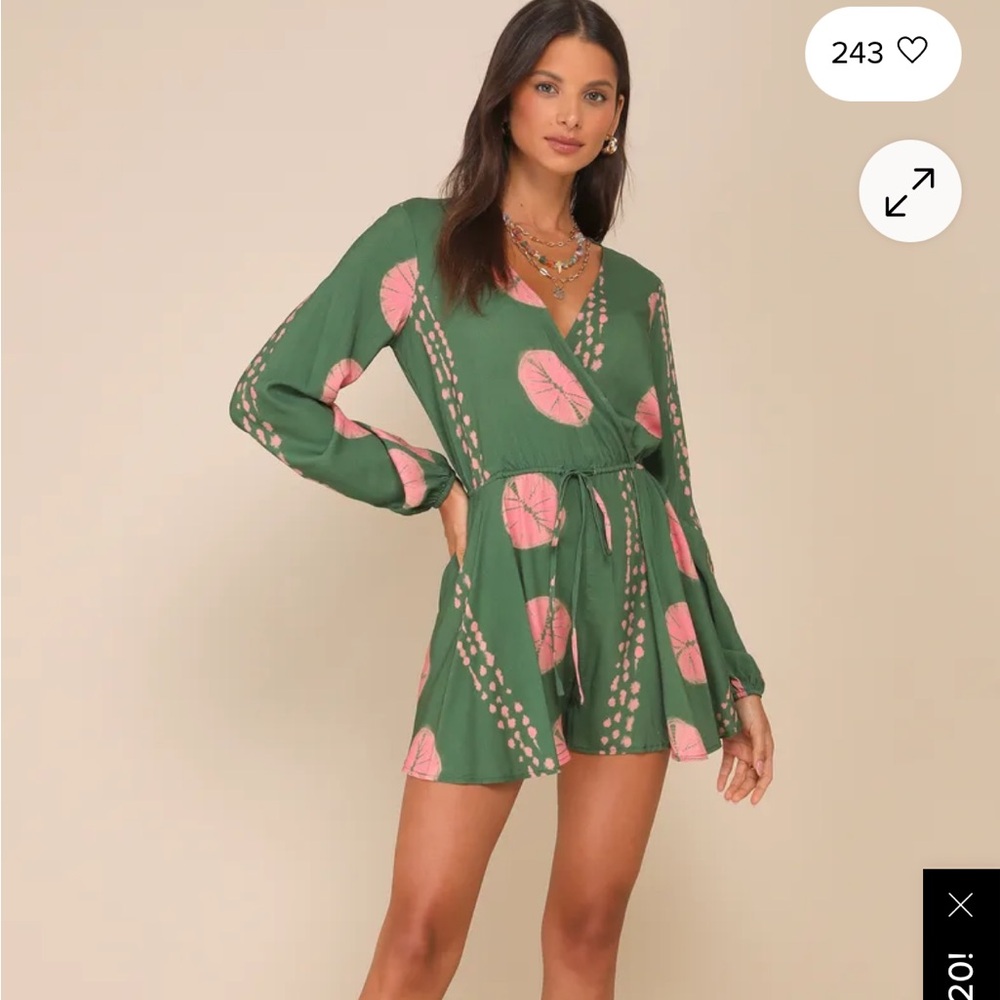 Lulus long sleeve romper